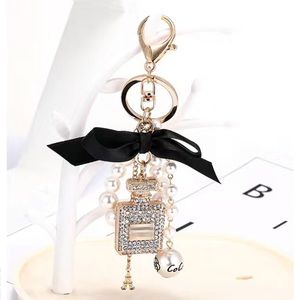 New perfume charm - Rhinestone Keychain  - Purse Charm